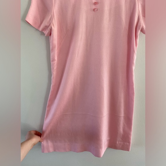 80s/90s Light Pink A-Line Mini/Midi Dress - Picture 3 of 6